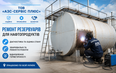 Ремонт резервуарів для нафтопродуктів по всій Україні